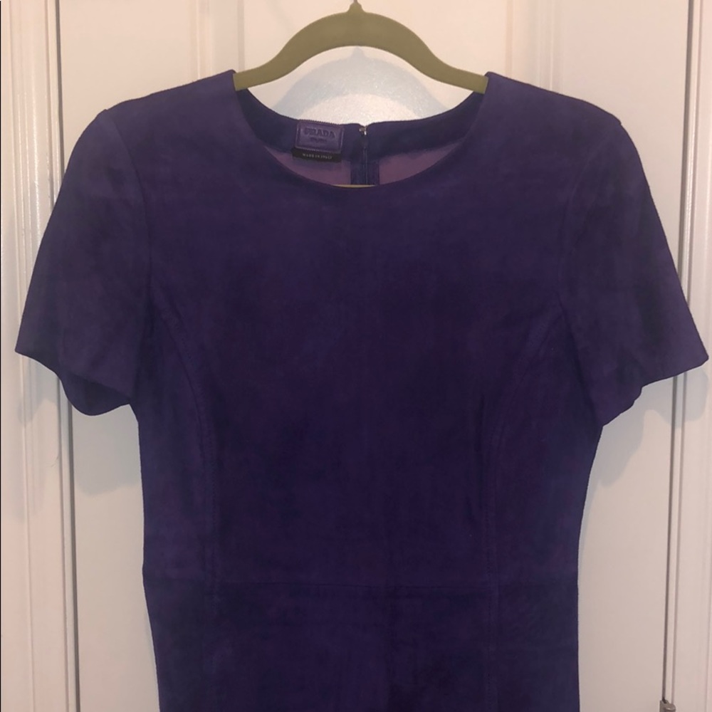 MOVING SALE! Prada Suede Dress. Super well cared.